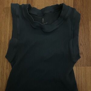 Women's Black Sleeveless Top